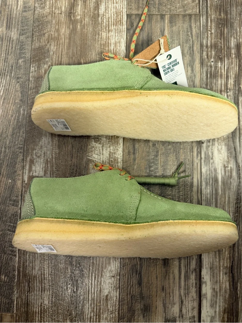 NWOB Clarks Men’s Green Suede Casual Shoes 200 Anniversary Edition Size 10